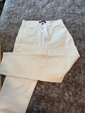Gloria Vanderbilt White Straight Leg Jeans